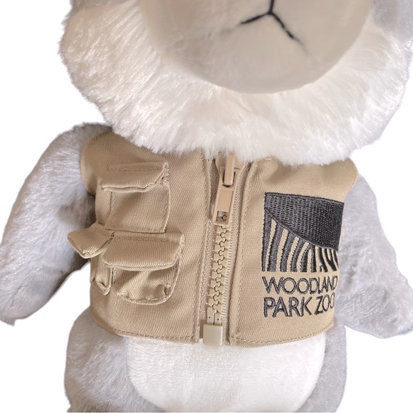 Build-A-Bear with Sunglasses & Woodland Park Zoo Gray Wolf with Vest Plush Toys - Picture 10 of 12